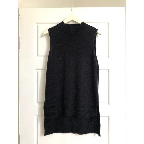 Mockneck Sweater Vest - Picture 1 of 2